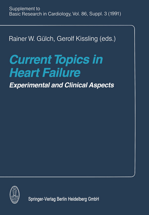 Current Topics in Heart Failure - 