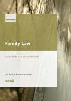 Family Law - Tina Bond, Jill M. Black, Jane Bridge