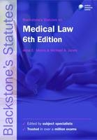 Blackstone's Statutes on Medical Law - 