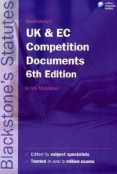 Blackstone's UK and EC Competition Documents - 