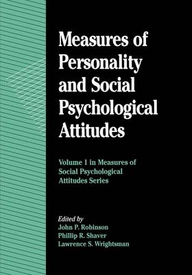 Measures of Personality and Social Psychological Attitudes - 