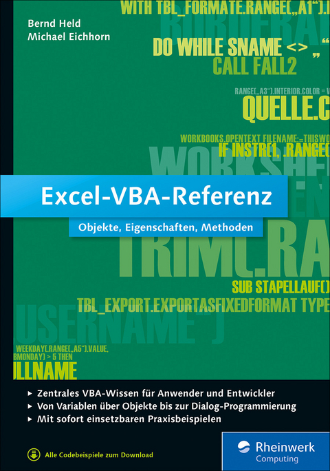 Excel-VBA-Referenz -  Bernd Held,  Michael Eichhorn