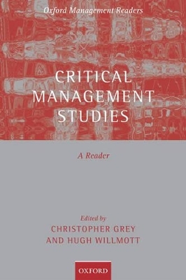 Critical Management Studies - 