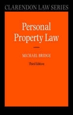 Personal Property Law - Michael Bridge