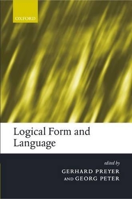 Logical Form and Language - 