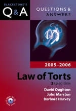 Law of Torts 2005/2006 - David Oughton