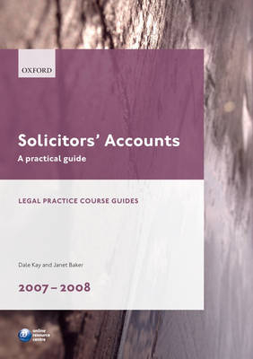 Solicitors' Accounts 2007-2008 - Dale Kay