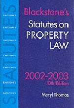 Statutes on Property Law - Meryl Thomas