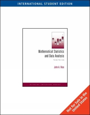 Mathematical Statistics and Data Analysis, International Edition (with CD Data Sets) - John Rice