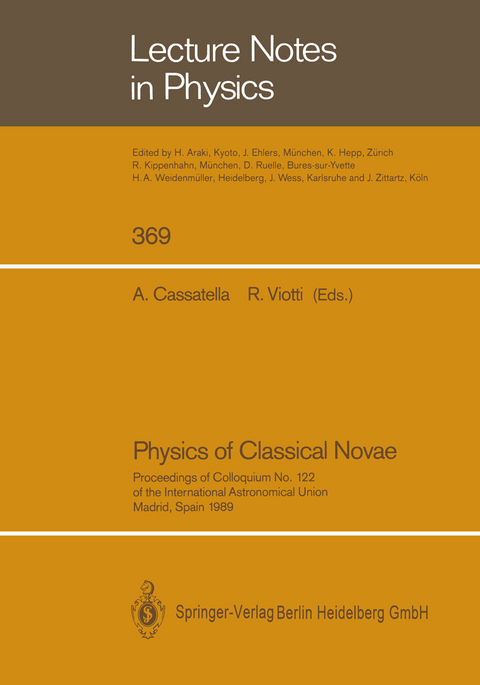 Physics of Classical Novae - 