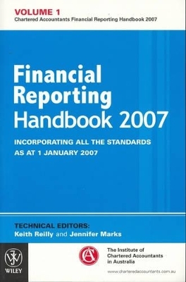 Australian Accounting Standards + ICAA Financial Reporting Handbook 2007 -  Picker