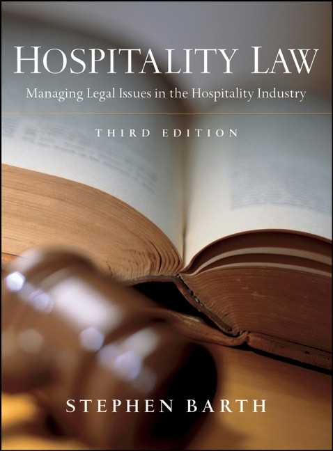 Hospitality Law - Stephen C. Barth, David K. Hayes