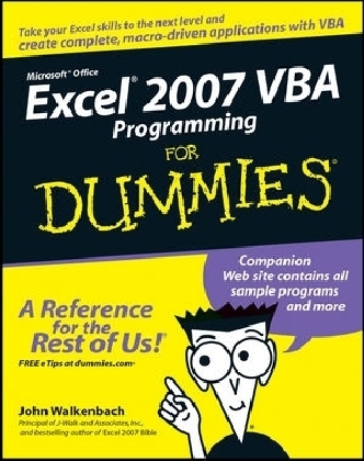 Excel 2007 VBA Programming For Dummies - John Walkenbach