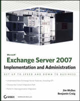 Microsoft Exchange Server 2007 - Jim McBee