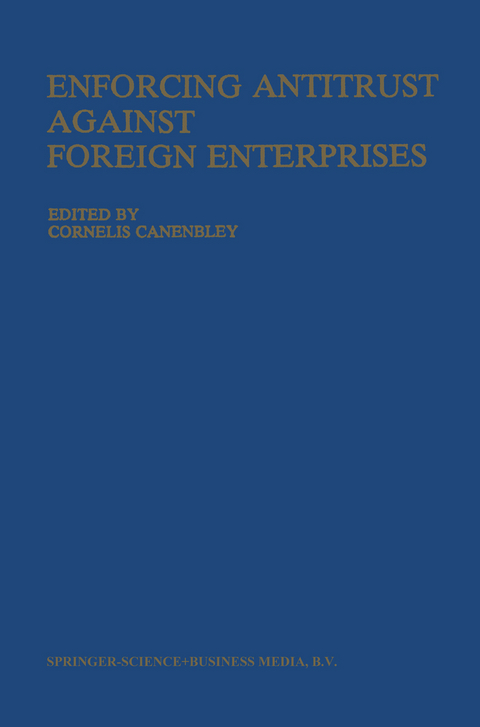 Enforcing Antitrust Against Foreign Enterprises - 