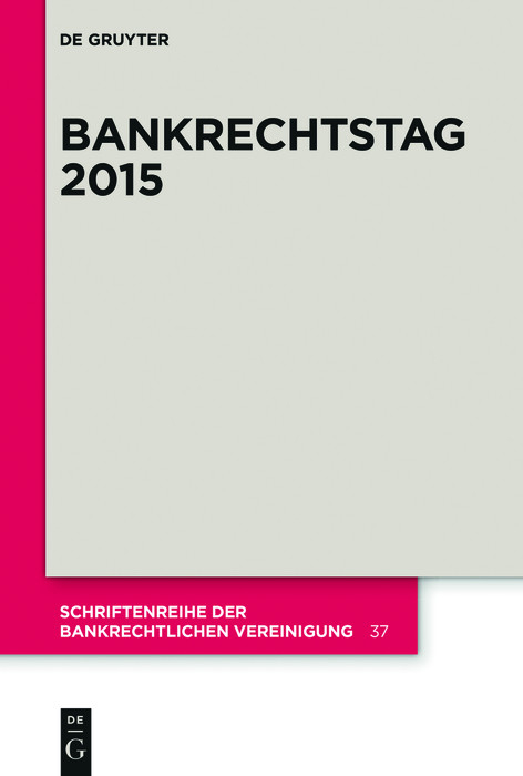 Bankrechtstag 2015 - 