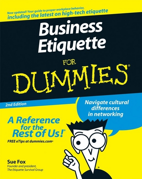 Business Etiquette For Dummies - Sue Fox