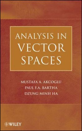 Analysis in Vector Spaces - Mustafa A. Akcoglu, Paul F. A. Bartha, Dzung Minh Ha