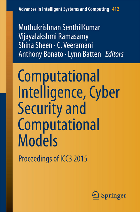 Computational Intelligence, Cyber Security and Computational Models - 