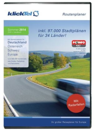 klickTel Routenplaner Sommer 2014, 1 CD-ROM