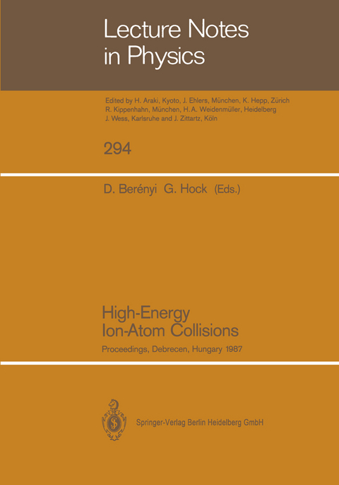 High-Energy Ion-Atom Collisions - 