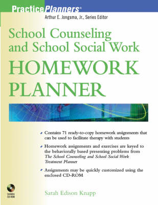 School Counseling and School Social Work Homework Planner - Sarah Edison Knapp