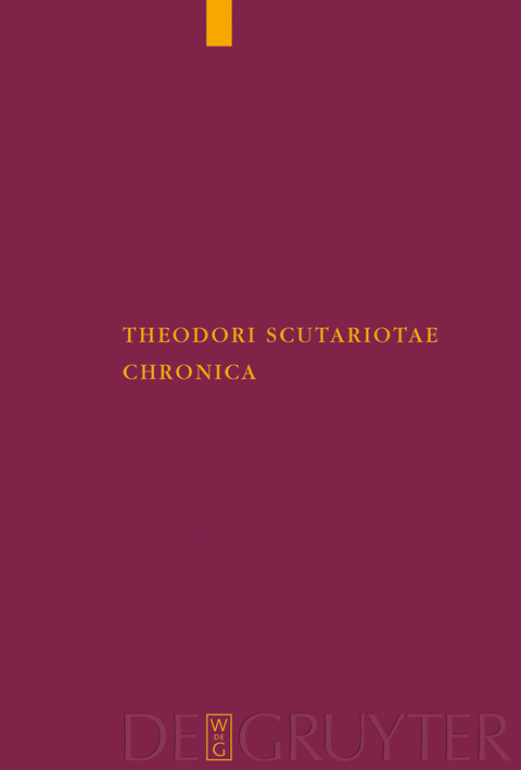 Theodori Scutariotae Chronica - 