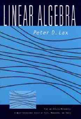 Linear Algebra - Peter D. Lax