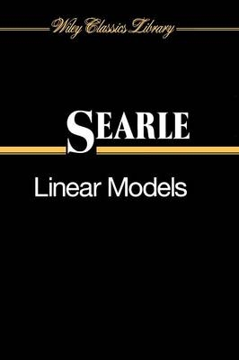 Linear Models - Shayle R. Searle