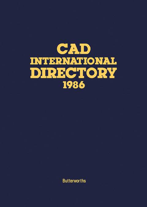 CAD International Directory 1986 - 