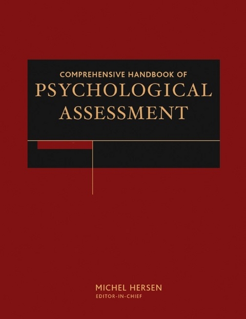 Comprehensive Handbook of Psychological Assessment, 4 Volume Set