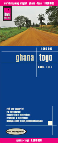 Reise Know-How Landkarte Ghana, Togo (1:600.000) - Reise Know-How Verlag Reise Know-How Verlag Peter Rump