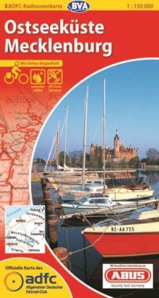 ADFC-Radtourenkarte 3 Ostseeküste Mecklenburg 1:150.000, reiß- und wetterfest, GPS-Tracks Download und Online-Begleitheft