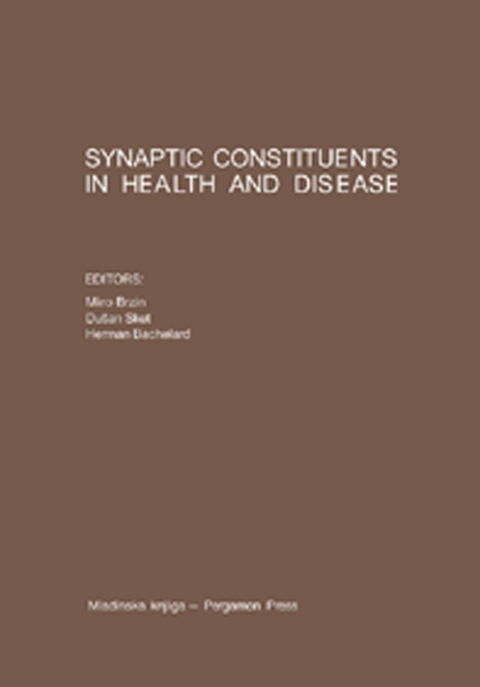 Synaptic Constituents in Health and Disease - 