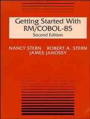 Getting Started with R. M./Cobol-85 - Nancy B. Stern, Robert A. Stern