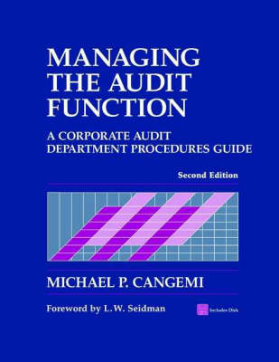 Managing the Audit Function - Michael P. Cangemi