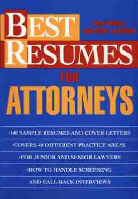 Best Resumes for Attorneys - Joan Fondell, Mary Jo Russo