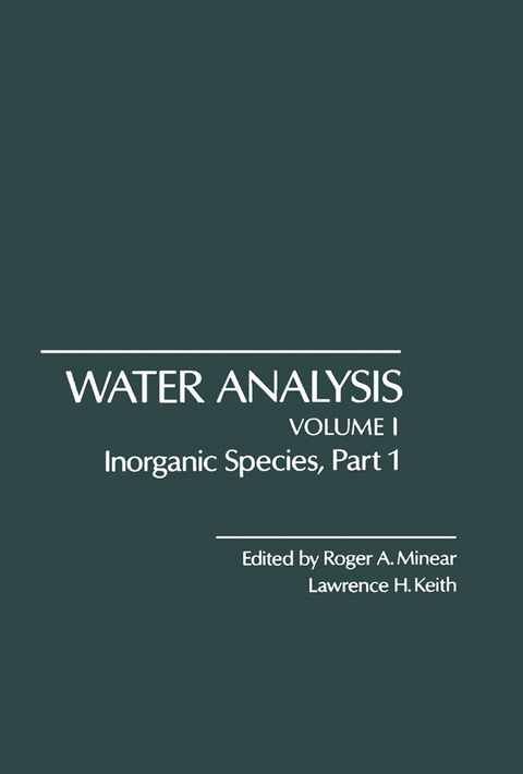 Inorganic Species, Part 1 - 