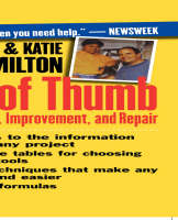 Rules of Thumb for Home Building, Improvement, and Repair - Katie Hamilton, Gene Hamilton