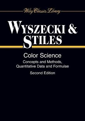 Color Science - Günther Wyszecki, W. S. Stiles