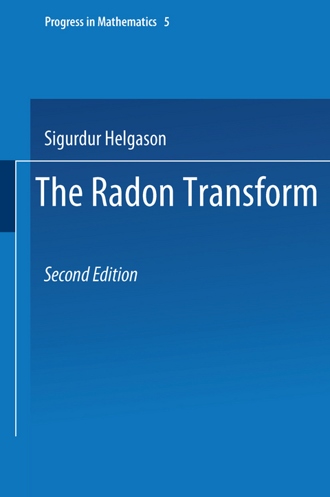 The Radon Transform - Sigurdur Helgason