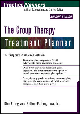 The Group Therapy Treatment Planner - Kim Paleg, Arthur E. Jongsma