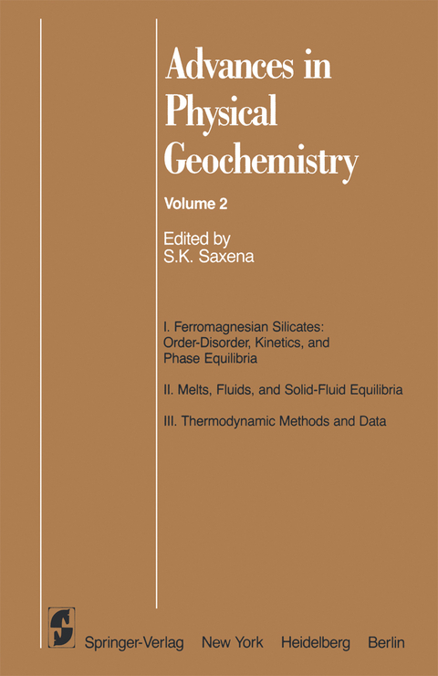 Advances in Physical Geochemistry - 