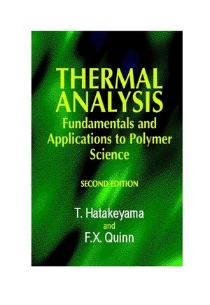 Thermal Analysis - T. Hatakeyama, F. X. Quinn