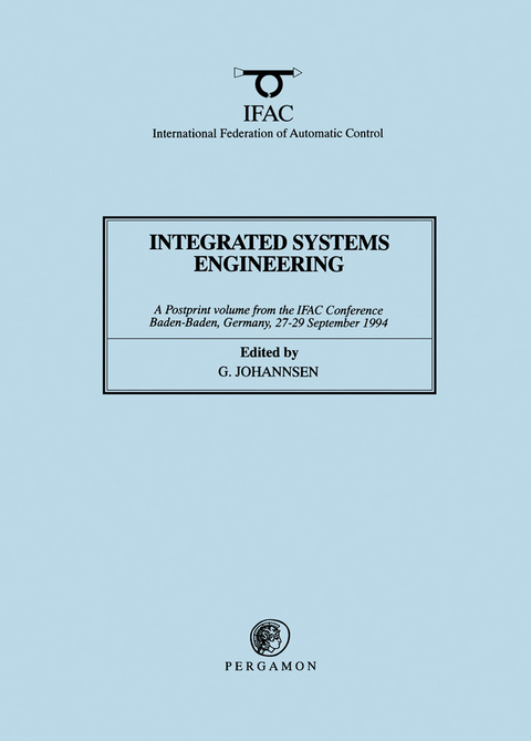 Integrated Systems Engineering -  G. Johannsen
