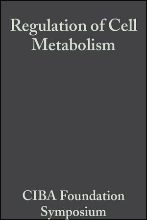 Regulation of Cell Metabolism - 