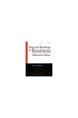 Selected Readings in Business  Instruction Manual - Myra Shulman