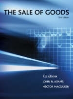 Sale of Goods - P.S. Atiyah, J N Adams, H L MacQueen