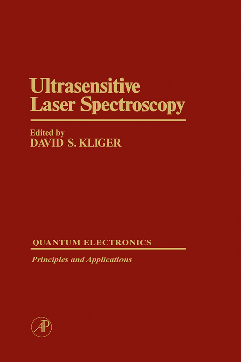 Ultrasensitive Laser Spectroscopy - 