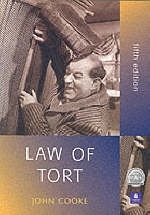 Law of Tort - John Cooke